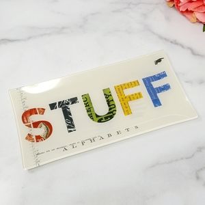 FRINGE STUDIO “STUFF”  Glass Trinket Tray